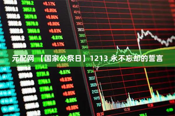 元配网 【国家公祭日】1213 永不忘却的誓言